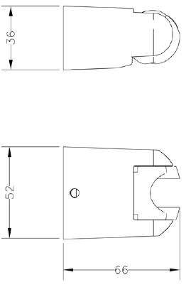 Держатель ручного душа Genebre Oval (100068 45)